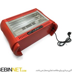 تصویر بخاری برقی 5 شعله فن دار پویان خزر ا 5-burner electric heater with a fan, Poyan Khazar 5-burner electric heater with a fan, Poyan Khazar