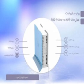 تصویر روتر میکروتیک hap lite RB941 + کانفیگ(VPN,اینترنت پشتیبان و...) - کانفیگ اینترنت پشتیبان 