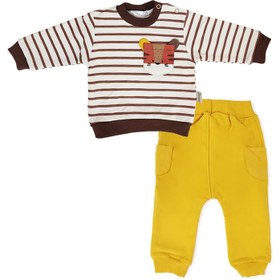 تصویر ست نوزادی پسرانه دانالو طرح ببر سایز ۹ تا ۱۲ ماه 