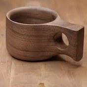 تصویر لیوان چوبی کوکسا چوب گردو 