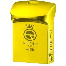 تصویر فلش ۶۴ گیگ کوئین تک QUEEN TECH Step QUEEN TECH Step 64GB USB2.0 flash memory