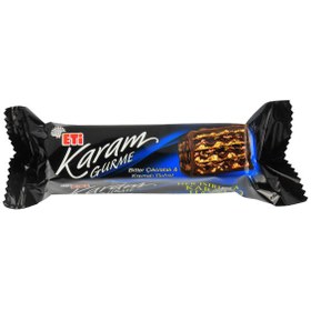 تصویر ویفر شکلاتی تلخ 50 گرمی اتی کارام گورمه Eti Karam Gurme Bitter Çikolatali & Kremali Gofret 50 gr