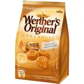 تصویر آب نبات آلمانی وردرز Werther's Original شکلات کاراملی 153 گرم 