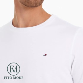 تصویر تیشرت مردانه سفید برند Tommy Hilfiger 