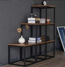 تصویر کتابخانه چوبی کد azs 