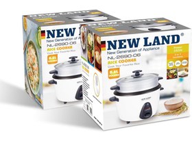 تصویر پلوپز 0.6 لیتر نیولند مدل NL269006 Rice Cooker 0.6 lit NEW LAND