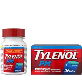 تصویر قرص مسکن و خواب آور شب تایلنول Tylenol 