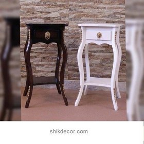 تصویر میز تلفن MDF یک کشو 