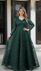 تصویر لباس مجلسی زنانه مدل سارا سایز ۴۰ الی ۵۲ 