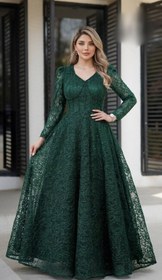 تصویر لباس مجلسی زنانه مدل سارا سایز ۴۰ الی ۵۲ 