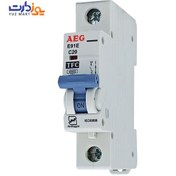 تصویر فیوز مینیاتوری AEG مدل E91E تک فاز 20 آمپر 