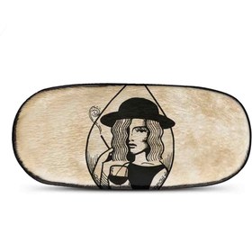 تصویر طرح دختر در کافه برای چشم بند خواب کورال Girl Design for Coral716 Sleep Mask