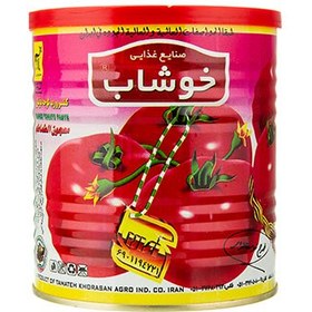 تصویر رب گوجه فرنگی خوشاب قوطی 800 گرمی 