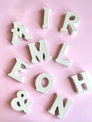 تصویر حروف انگلیسی مدل رومی 