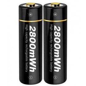 تصویر باتری قلمی قابل شارژ بستون مدل 2AM-75 MICROUSB بسته دو عددی 