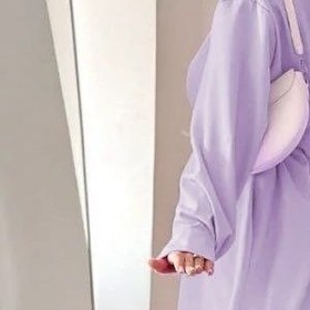 تصویر پیراهن قارچی Slim - زرشکی 