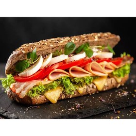 تصویر جعبه ساندویچ بلند درب دار(200عددی) 