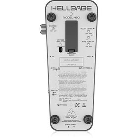 تصویر پدال واه بهرینگر Hellbabe Behringer hellbabe wah pedal