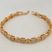 تصویر دستبند طرح هندسی 