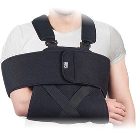 تصویر ثابت‌کننده شانه و بازو با بند شانه‌ای Cured 