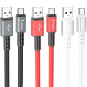 تصویر کابل شارژ هوکو مدل X85 با سری تایپ سی به طول 1 متر X85 Type-C Strength charging data cable