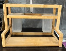 تصویر آبچکان چوب بامبو بزرگ دو تیکه 