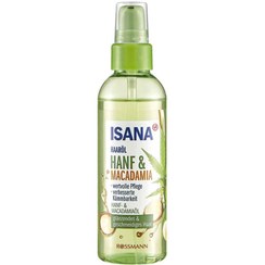 تصویر روغن ماکادمیا ترمیم کننده مو ایسانا Isana Isana Hemp and Macadamia Hair Oil 100ml