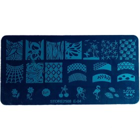 تصویر شابلون طراحی ناخن مدل STORE 2508 E-04 