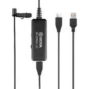 تصویر میکروفون با سیم یقه ای بویا BOYA BY-DM10 Microphone with Lightning and USB Type-A Cables 