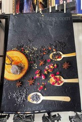 تصویر فرشینه آشپزخانه طرح گل ها و ادویه کد ۷۰۰۸ Kitchen Rug 7008 flowers and spices