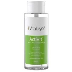 تصویر محلول پاک کننده آرایش سنسی ویت ویتالیر مناسب پوست حساس 250 میلی لیتر Vitalayer Sensivit Micellar Cleansing Water 250 ml