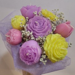 تصویر دسته گل شمع phonix_candle