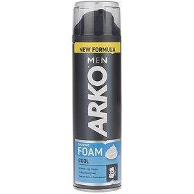 تصویر فوم اصلاح آرکو مدل Cool ا arko shaving foam arko shaving foam