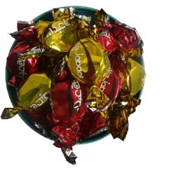 تصویر پشمک حاج عبدالله (مخلوط طعم شیری و کاکائویی) 