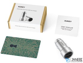 تصویر شارژر فندکی آکی Aukey CC-S8 Car Charger Aukey cc-s8 car charger