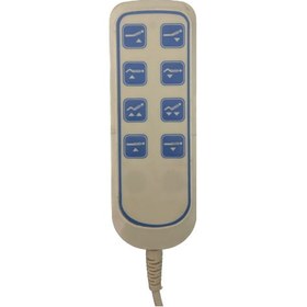 تصویر ریموت کنترل سه شکن تخت بیمارستانی مدل (AA) 