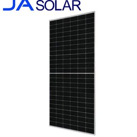 تصویر پنل خورشیدی 550 وات دوطرفه Bifacial مونوکریستال برند JA SOLAR solar panel 550w Monocrystalline JA Solar Jam72S30-550/MR