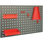 تصویر تخته ابزار ایران پتک مدل تابلوی نمایش ابزار - خاکستری 