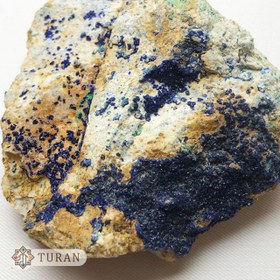 تصویر سنگ راف آزوریت کلکسیونی طبیعی 310 گرم 