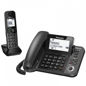 تصویر تلفن رومیزی پاناسونیک مدل KX-TGF382 Panasonic KX-TGF382 Cordless Phone