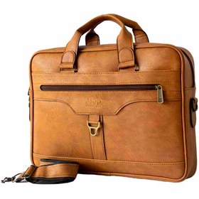 تصویر کیف چرم سوگو مدل اداری حلقه دار Sogo industrial leather office model men's briefcase