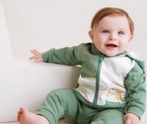 تصویر سوئیشرت نوزادی پسرانه طرح لاکی نیلی سایز ۹ تا ۱۲ ماه 