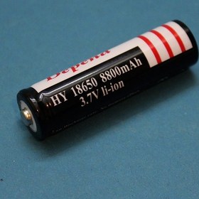 تصویر باتری لیتیوم یون 18650 دیپند ظرفیت ۸۸۰۰ میلی آمپر 
