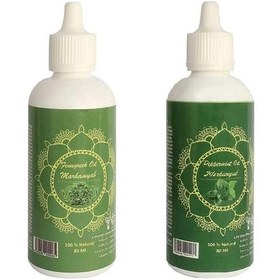 تصویر روغن تقویت کننده مو، مژه و ابرو مرهم یاب مدل شنبلیله و نعنا فلفلی حجم 80 میلی لیتر مجموعه 2 عددی 