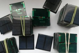 تصویر پنل خورشیدی سایز ۵۰ در ۵۰ میلی متر 