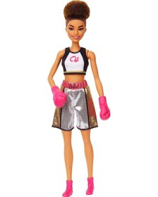 تصویر عروسک باکسر باربی - تو می‌توانی هر چیزی باشی برند barbie Barbie You Can Be Anything Boxer Doll