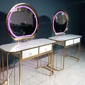 تصویر آینه کنسول آرایشگاهی 