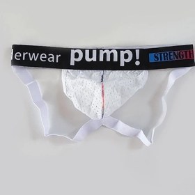 تصویر شورت مردانه Jockstrap اورجینال برند پامپ Pump فانتزی پشت باز 2 بند 