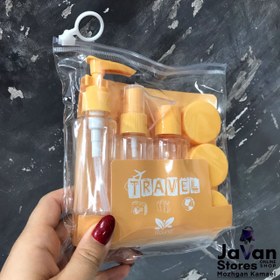 تصویر پک مسافرتی 7تکه (دارای قیف و کاردک) 7 in 1 travel bottle set WESUNCO