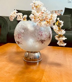 تصویر گلدان شیشه ای 